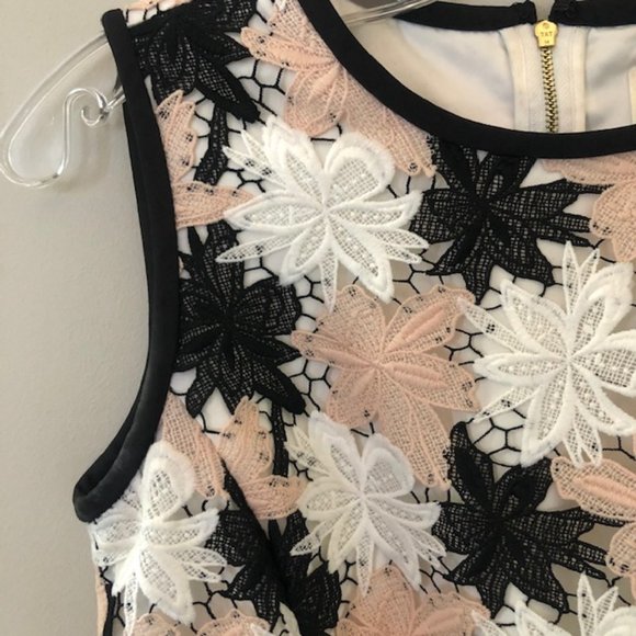 Kate Spade Tiger Lily Embroidered Sheath Dress - Picture 3 of 11